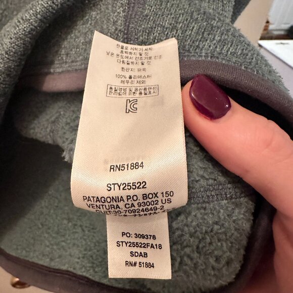 Patagonia Men's Better Sweater 1/4-Zip Fleece XL Stonewash Blue STY25522 - Picture 3 of 6